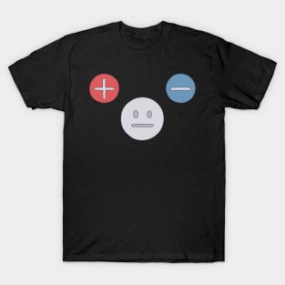 Neutron Atom - Neutral Face - Atomized Humor T-Shirt